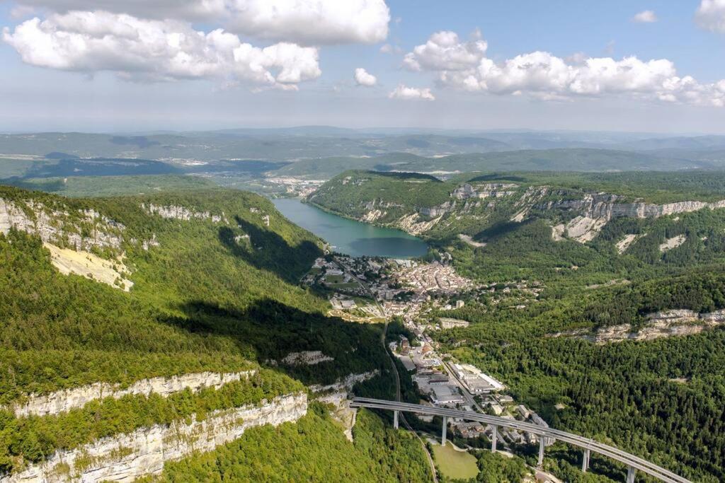 Joli Appartement En Face De Lac Нантюа Екстериор снимка